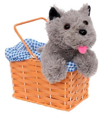 DOROTHY TOTO WICKER BASKET AND DOG FANCY DRESS PROP ACCESSORY WORLD BOOK DAY