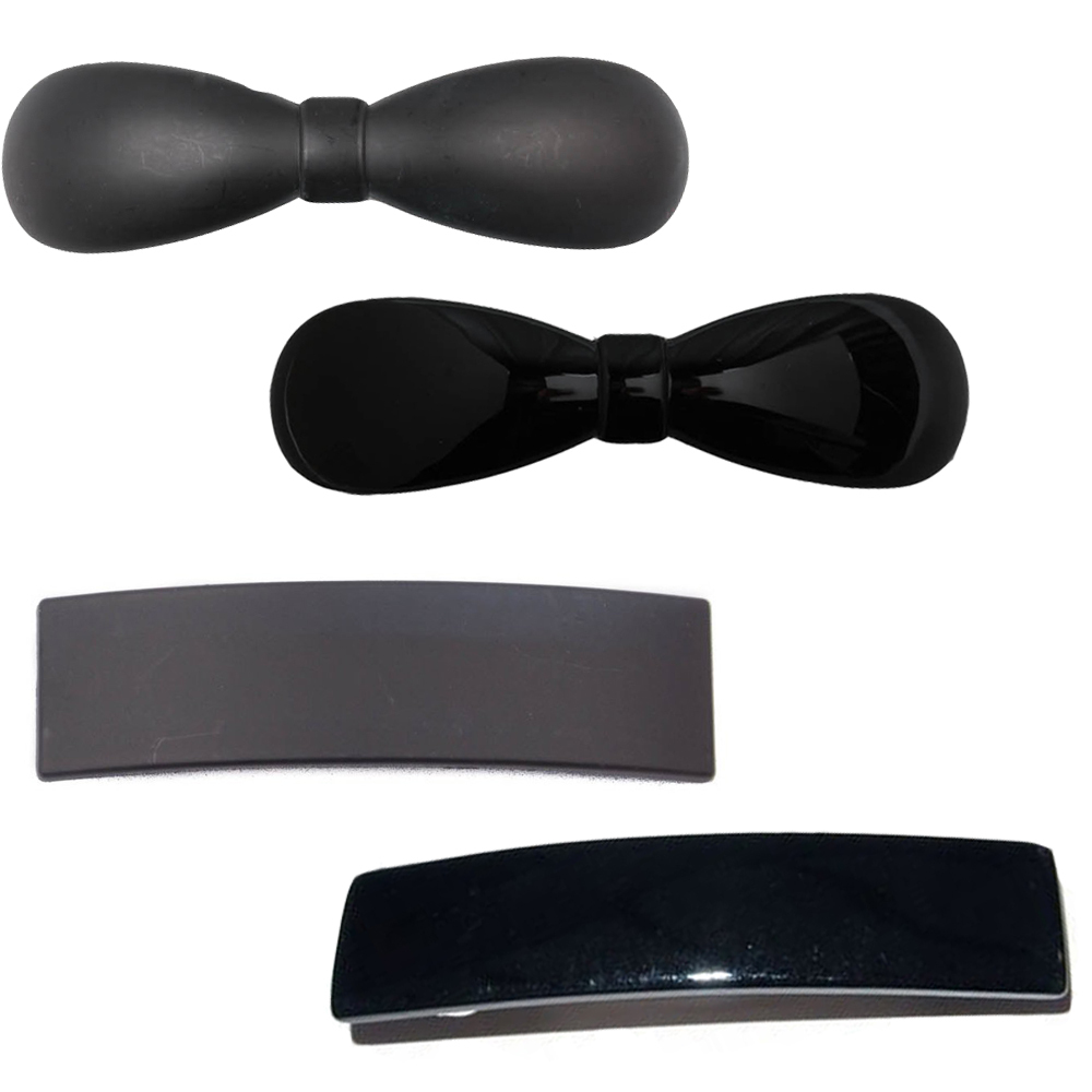 Barrette Hair Clip French Auto Sprung Clip Slide Clasp Hair Buckle Small Large eBay