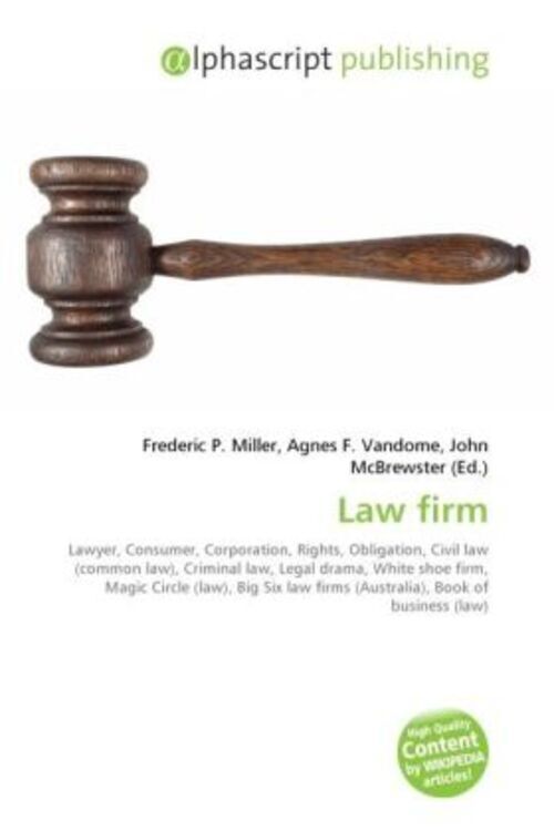 Frederic P. Miller (u. A.) | Law Firm | Taschenbuch | Englisch
