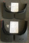 2014-2018 Chevrolet Silverado Front & Rear Molded Splash Guard Pkg Black Grained