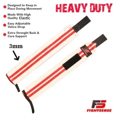 Wrist Wraps LIFTING STRAPS for POWER LIFTING Support CROSSFIT Gym WEIGHT LIFTING