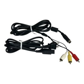 Sega Saturn White Console HST-3220 W/Box,AVcables /JAPAN Tested working