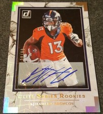 *2020 DONRUSS FOOTBALL*K.J HAMLER*AUTOGRAPH ELITE SERIES ROOKIES SP*#30/#99*NRMT