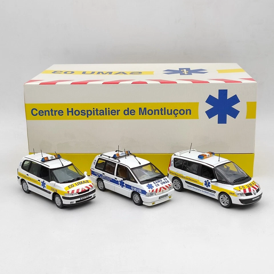 1/43 Universal Hobbies Renault Coffret Espace SAMU 03 SMUR #2282 Ambulance - Image 2 of 4