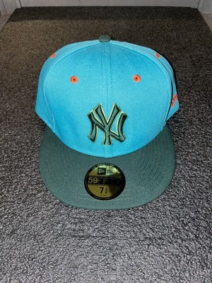 New York Yankees hat, 7 3/4, Teal Green 