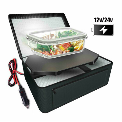 Portatile Mini Forno Elettrico Riscaldamento pranzo Box Storage Bag per  24V/12V Camion Auto | eBay