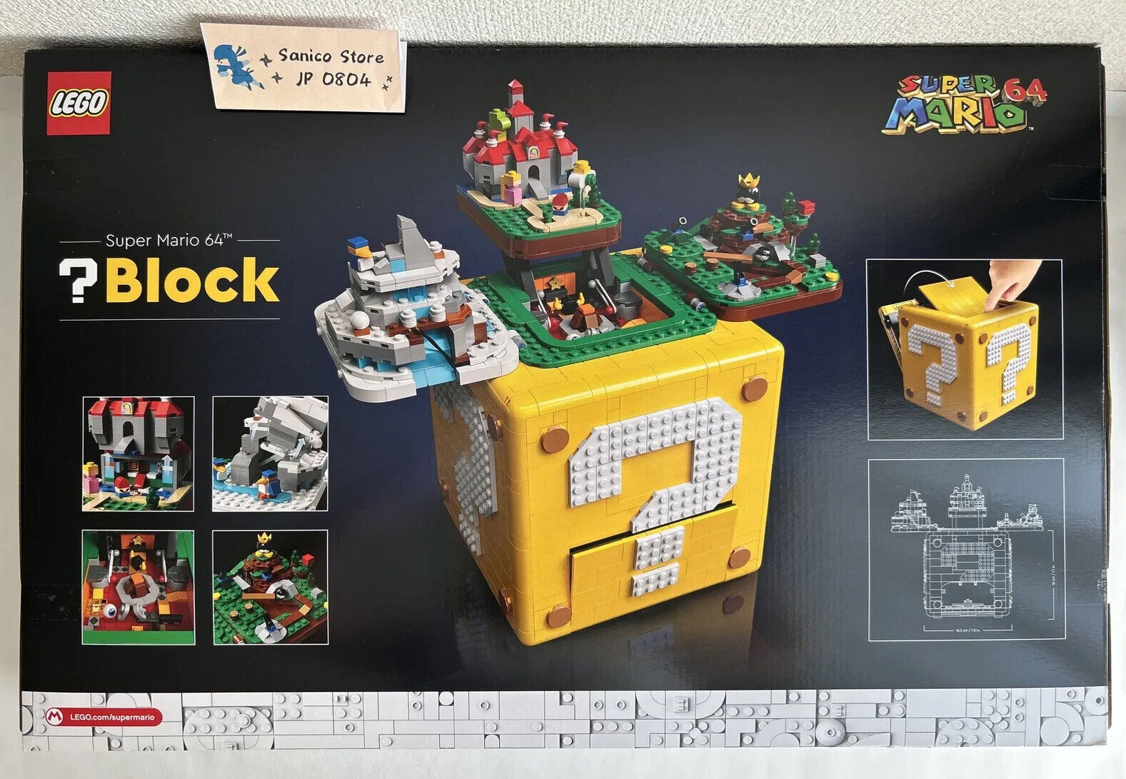 NEW LEGO Super Mario 64 Question Mark Block 2,064 pieces  (71395) From Japan