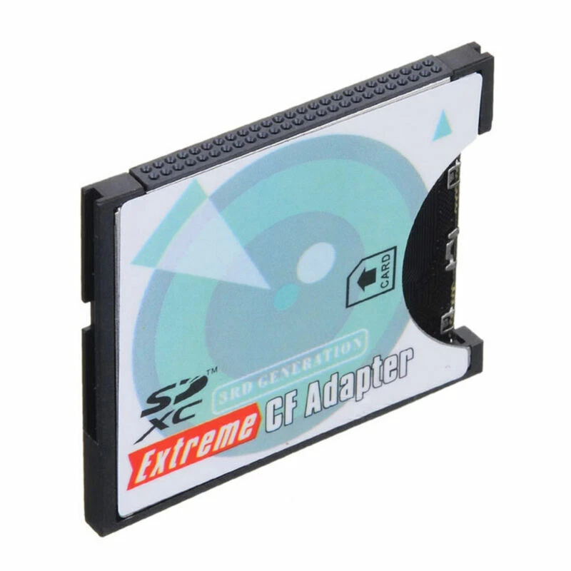 SD to CF Card Adapter SDHC SDXC to 3.3mm Standard Compact Flash Memory Converter - Image 2 of 4