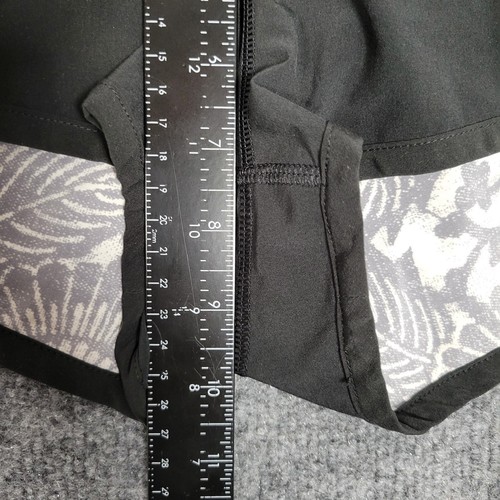 LULULEMON Flip Out Boardshort Black Beachy Floral Reversible Swim Short SIZE 6 - Picture 13 of 14