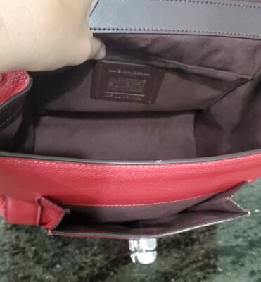 ***RETAIL $425***NEW COACH CASSIDY PURSE/BACKPACK WITH RIVETS…SO RED HOT ? COACH F76692 Pebble Leather Rivets Cassidy Backpack Purse  main image 4