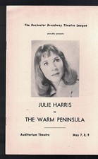 The Warm Peninsula Program Julie Harris RBTL Auditorium Theatre May 7 1959
