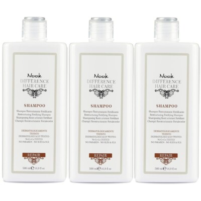 NOOK REPAIR SHAMPOO REPAIR RESTORATIVE DAMAGED DRY HAIR 3X500ML