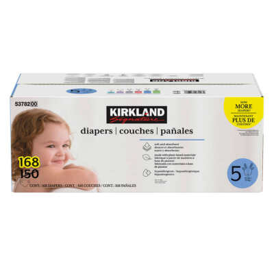 kirkland diapers size 5 costco