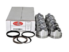 Dish Top Pistons W Rings Set For 1963-1976 Ford Sbf 4.7l 289 5.0l 302