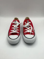 Converse Women's Chuck Taylor All Star Stripes Sneakers Red/White Size 5