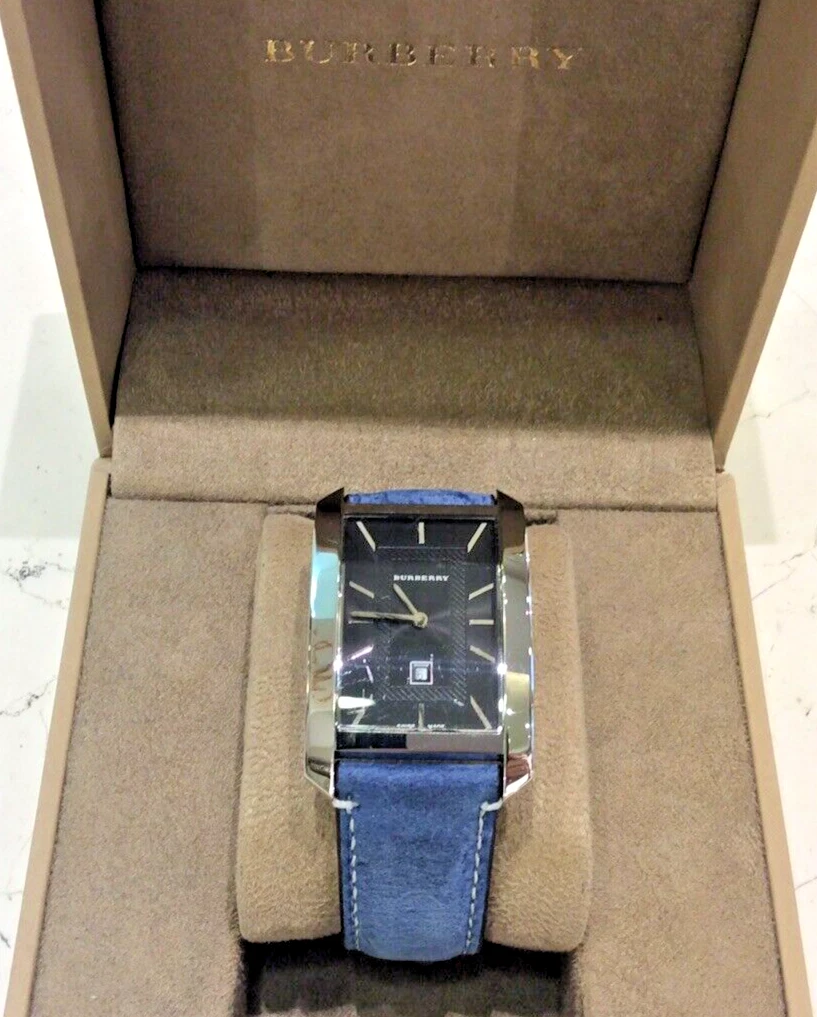 Orologio shop burberry rettangolare