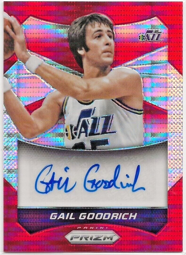 Gail Goodrich 2014 2015 Panini Red Pulsar Prizm Autograph 052