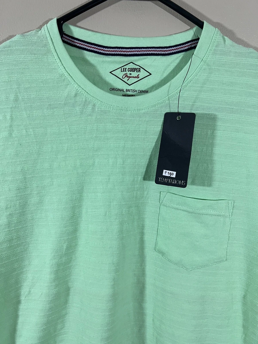 lee cooper original British denim short sleeve t shirts men s size medium