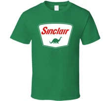 New  Sinclair Dinosaur Dino Oil Gasoline Motor Retro T Shirt