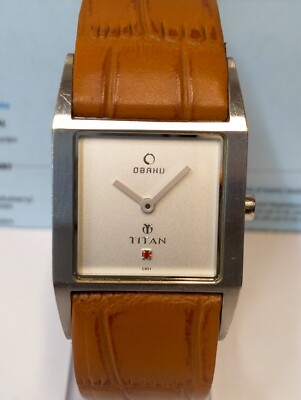 TITAN OBAKU QUARTZ WHITE DIAL 9786SBA INDIA WOMEN display picture 1