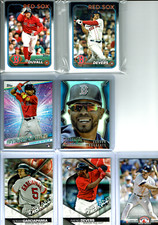 2024 Topps Baseball Series 1 & 2 Boston Red Sox Team Set (31) Base Cards +WOW+