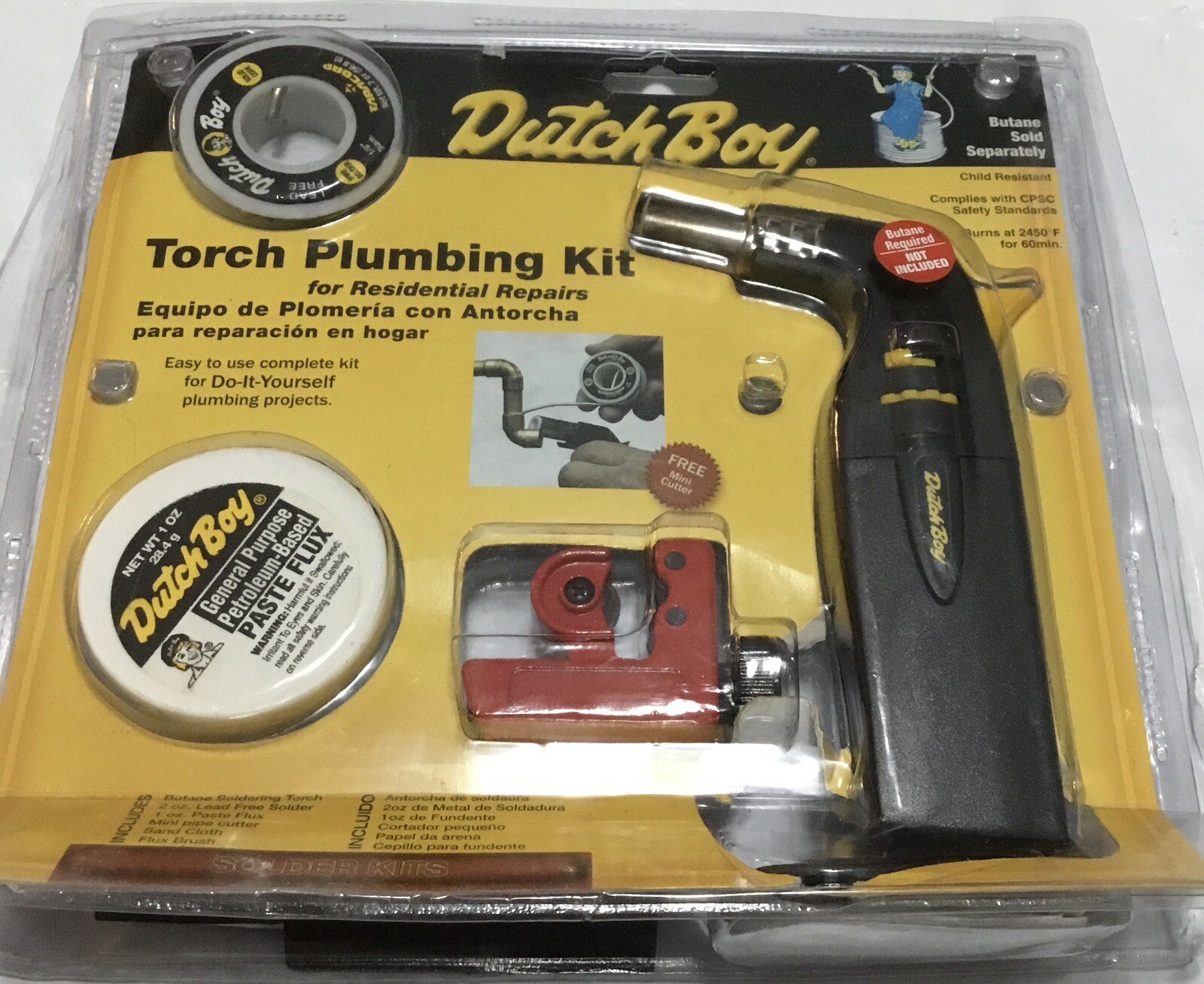 Dutch Boy Torch Plumbing Kit -  Local Pickup Only