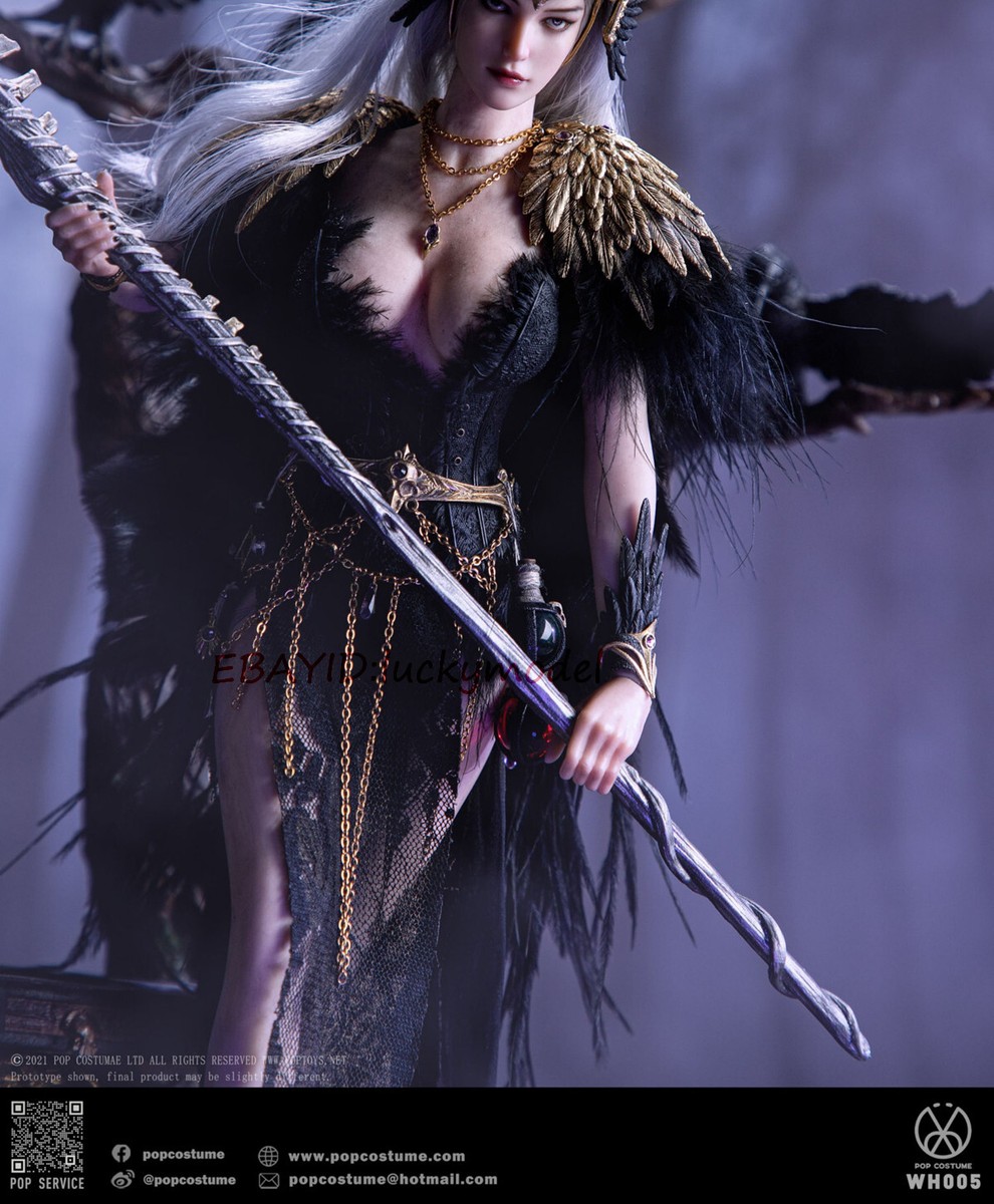 POP COSTUME 1/6 WH005 Witch Hunter - Raven Woman Deluxe POP COSTUME 1/6 WH005 Witch Hunter - Raven Woman Deluxe