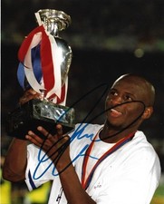 France Patrick Vieira Autographed Signed 8x10  Photo COA A