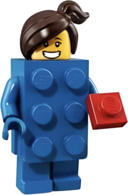 LEGO Series 18 Brick Suit Girl Minifigure (71021) New Retired Collectible CMF