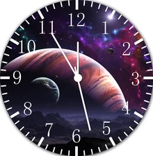 Space Frameless Borderless Wall Clock For Gifts or Home Decor E139