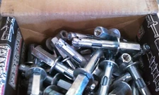 ¼" X 1½" LOK/BOLT ROD HANGERS, BOX OF 50, ¼" THREADS, MULTI BRANDS