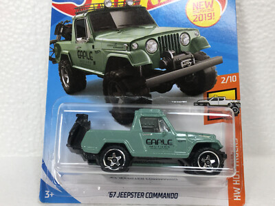 HOT WHEELS '67 JEEPSTER COMMANDO (green) | eBay