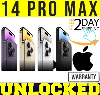 APPLE IPHONE 14 PRO MAX 128GB 256GB 512GB 1TB (FACTORY UNLOCKED) ALL COLOR  O/B 