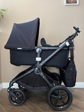 PASSEGGINO BUGABOO FOX ALL TERRAIN BLACK DUO COMPLETO + BORSA CAMBIO BUGABOO