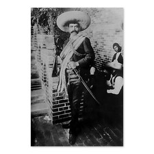 1911 Emilio Zapata Mexican Revolution Leader Photo Print Poster Wall Art