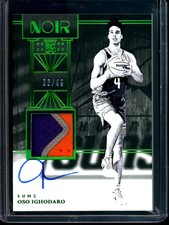 2025 Panini Noir Oso Ighodaro Rookie Patch Autograph /49 Suns