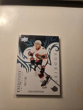 20224/25 Upper Deck Ice ZACK OSTAPCHUK Exquisite Rookie #181/199 - Ottawa/Sharks