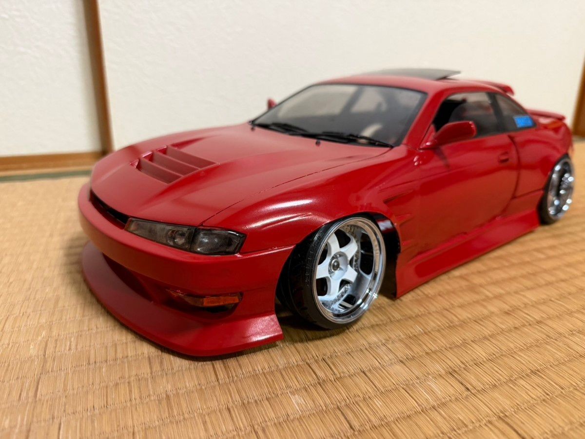 YOKOMO HK5 Hiper Silvia ボディセット出品未使用 Yokomo Nissan S14 Silvia RC Drift Body Red Addiction Kit D-Magic