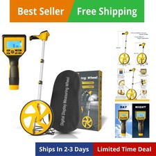 Measuring Wheel Digital Display High Precision,  Measure Wheel with Backlit D...