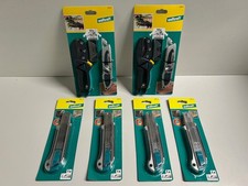 Wolfcraft Allround Schneide Set, 3-tlg. Cuttermesser 25 mm Trapezklingen