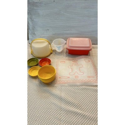  Vintage Tupperware Mini Serve It Mix it Children Play  Dish Set