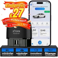 2026 XTOOL AD20 PRO Auto Scanner Alle System OBD2 Auslesegerät Diagnosegerät 