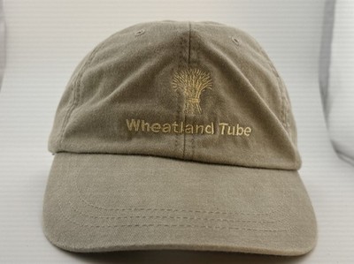 Wheatland Tube Hat Adams Cap Khaki Adjustable Strapback Wheat Agriculture NWT