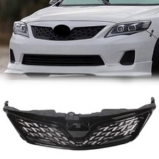 Grill For Toyota Corolla Altis Jdm Zr6 Style 2011-2013 Front Upper Grille Black