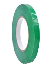 WOD Dark Green Produce Poly Bag Sealing Tape, 3/8 inch x 180 yds. for Packagi...