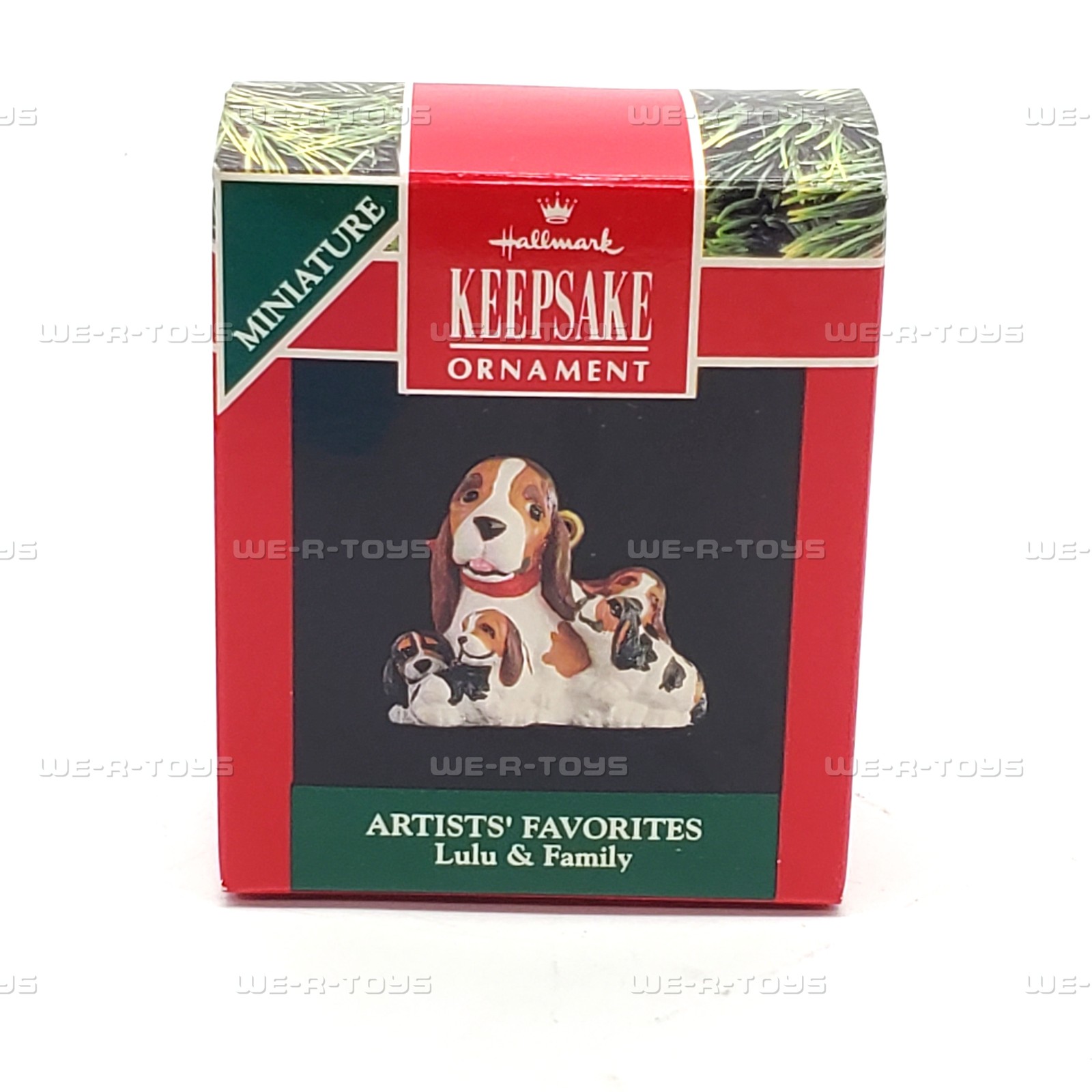 Hallmark Keepsakes 1991 Lulu and Family Beagle Christmas Ornament NEW