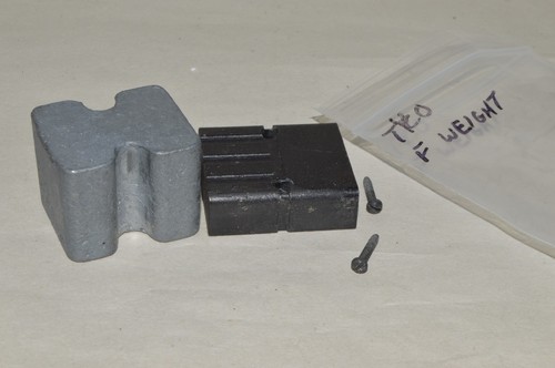 HO scale locomotive PARTS metal Tyco Mantua EMD F7 fuel tank weight screw-mount