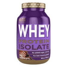 Nutrisport Whey Protein Isolate 1kg / 1000g Lean Muscle Growth Low Fat Low Sugar 26.17 per kilo