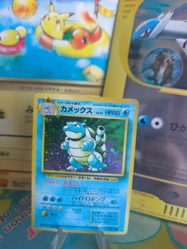 Pokemon Card Turtok Blastoise Expansion Base Set Holo Wotc Japanese Good-