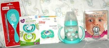 Baby Boy Nuk Training Cup Parent's Choice Nuby Novelty Pacifiers Brush/Comb LOT
